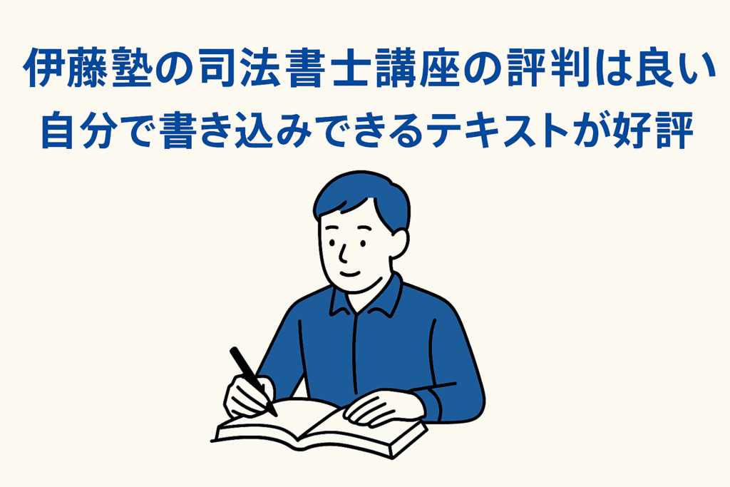伊藤塾の司法書士講座の評判は良い