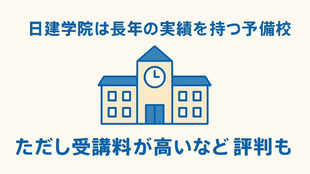 日建学院は長年の実績を持つ予備校
